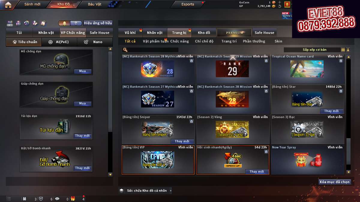shop acc cf uy tin gia re